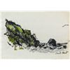 Image 1 : Style of Claude Monet French Gouache on Paper