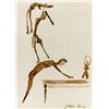Image 1 : German Abstract Watercolor Signed Illegibly