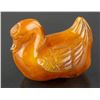 Image 2 : Chinese Amber-like Stone Carved Duck Toggle