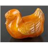 Image 2 : Chinese Amber-like Stone Carved Duck Toggle