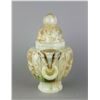 Image 2 : Chinese White Jade Carved Archaic Censer w/ Cover