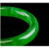 Image 3 : Burma Green Jadeite Carved Bangle