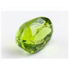 Image 3 : 5.31 Ct Green Oval Mixed Cut Peridot Certificate