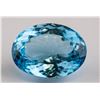 Image 1 : 11.26 Ct Blue Oval Cut Topaz