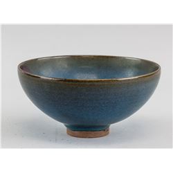 Chinese Junyao Style Flambe Glazed Porcelain Bowl