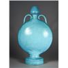 Image 1 : 19th Century Persian Turquoise Porcelain Flask