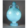 Image 2 : 19th Century Persian Turquoise Porcelain Flask