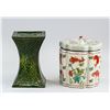 Image 1 : 2 Assorted Chinese Porcelain Pillow and Jar