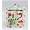 Image 8 : 2 Assorted Chinese Porcelain Pillow and Jar