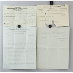 Canadian Assorted Land Registration CP Railway Doc