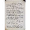 Image 1 : Johnny Cash Autographed Lyrics JSA Letter