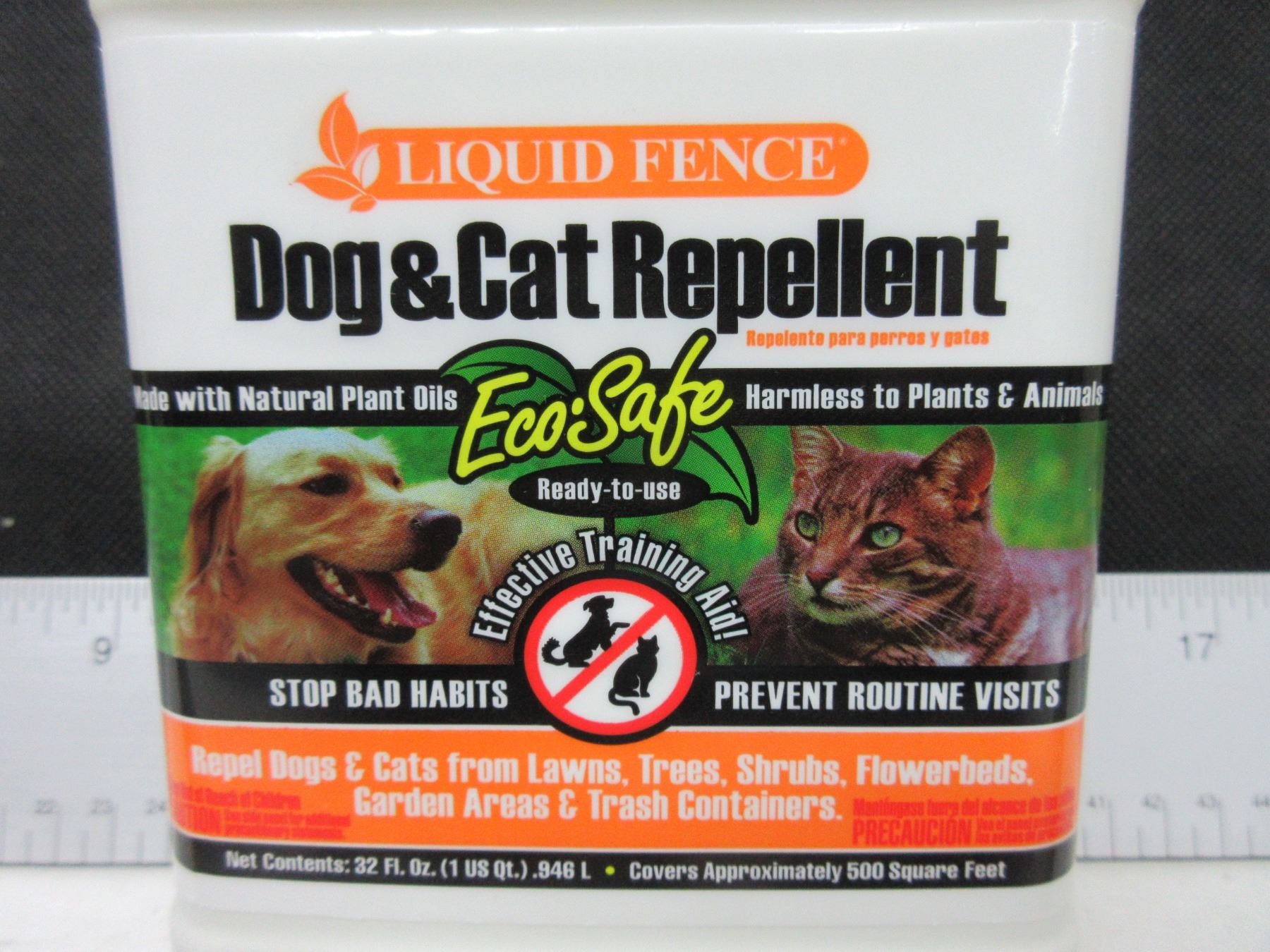 New Liquid Fence Dog Cat Repellent Eco Safe Stop Bad Habits Like
