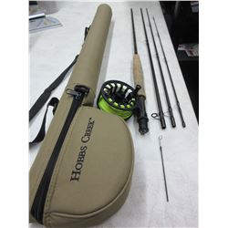 White River Hobbs Creek Fly Rod / Reel & Case / NOTE: Tip is broke from