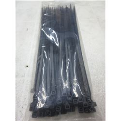 New Heavy Duty 12" Cable/Zipties 100pc. Black