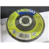 Image 2 : New ZircoMax 4-1/2" Flap Disks case of 10 / high density premium ZA80 grit