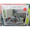 Image 1 : New Colormate Twin Comforter complete bed set 6 piece