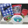 Image 1 : Camping Bundle of Goodies / Plates , Cutlery , Tablecloth , Cups & Toothpics