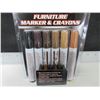 Image 1 : New 12 piece Furniture Touch up Markers and Crayons / good for most woods