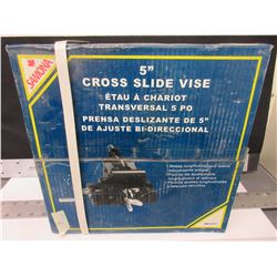 New Samona 5" Cross Slide Vise / makes longitdinal & lateral adjustments