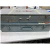 Image 1 : 2 Heavy duty Metal Cases 2 latch /  21.5 x 7.5 x 4 / many uses