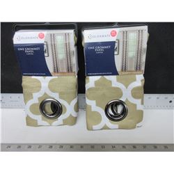 New Colormate Grommet Panel Set of 2 / 40" x 84 long
