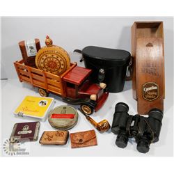 VINTAGE FLAT OF ITEMS ASAHI PENTAX