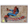 Image 1 : NEW! 8" X 12" SPIDERMAN METAL SIGN