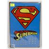 Image 1 : NEW! 8" X 12" SUPERMAN METAL SIGN