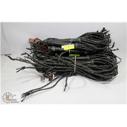 LARGE BUNDLE OF COSTUME BULL WHIPS