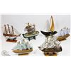 Image 1 : VINTAGE FLAT OF 6 SHIPS