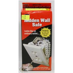 NEW HIDDEN WALL SAFE,  7" X 2-1/2" X 2"