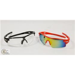 LOT OF TWO NEW SPORTS SUNGLASSES