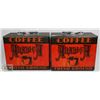 Image 1 : LOT OF 2 ARABICA COFFEE BOXES WITH HANDLES