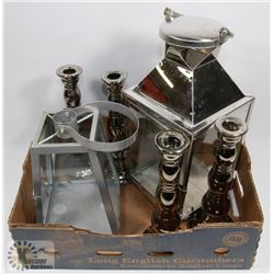 FLAT OF LANTERNS & CANDLE STICKS