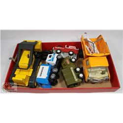 FLAT OF COLLECTIBLE TONKA, BUDDY-L, ERTL TOYS.