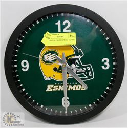 EDMONTON ESKIMOS WALL CLOCK.