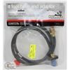 Image 1 : NEW KEANALL 4' HOSE & ADAPTOR TABLETOP GAS