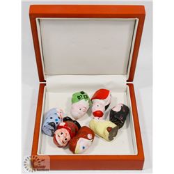 TEAK BOX OF THE SEVEN DWARFS PLANT BUDDIES