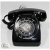 Image 1 : VINTAGE BLACK ROTARY DIAL PHONE