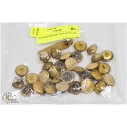 32 CANADIAN MILITARY BUTTONS