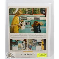 GENERAL ELECTRIC ORIGINAL ADVERTISING.