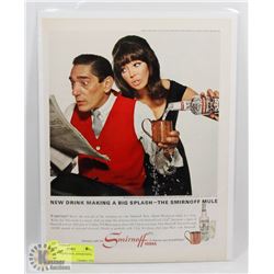 SMIRNOFF ORIGINAL ADVERTISING.