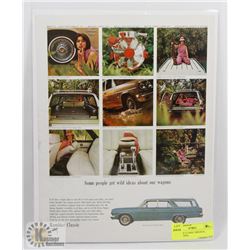 RAMBLER CLASSIC ORIGINAL ADVERTISING.