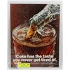 Image 1 : VINTAGE COCA COLA ORIGINAL ADVERTISING