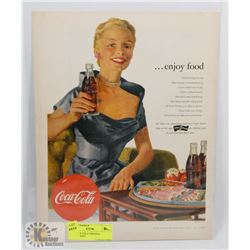 1952 COCA COLA ORIGINAL ADVERTISING