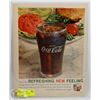 Image 1 : 1961 COCA COLA ORIGINAL ADVERTISING