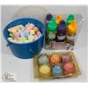 Image 1 : FLAT OF KIDS BUBBLES AND SIDEWALK CHALK