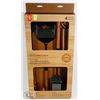 Image 1 : 4PC NON STICK DELUXE BBQ SET