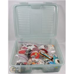 CONTAINER OF CRAFT ITEMS