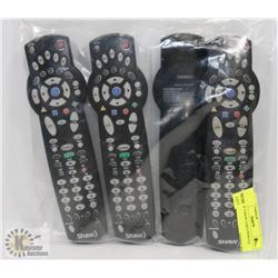 LOT OF 4 SHAW CABLE REMOTES